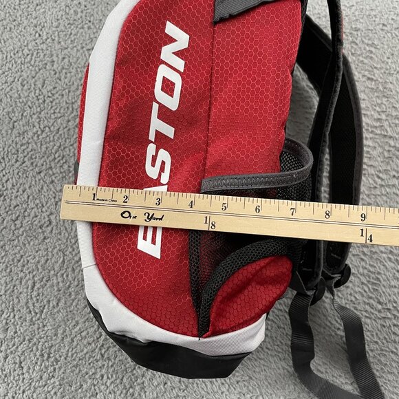 Easton Baseball Elite Softball Backpack Red Grey White - Picture 8 of 9